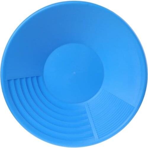 15" Plastic Gold Pan Gold Basin For Sand Mud Mineral Processing Gold Rush Tools