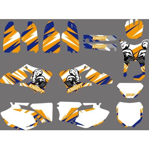 0497 NEW TEAM GRAPHICS BACKGROUNDS DECALS FOR WR250F WR450F WRF 250 450 2005 2006
