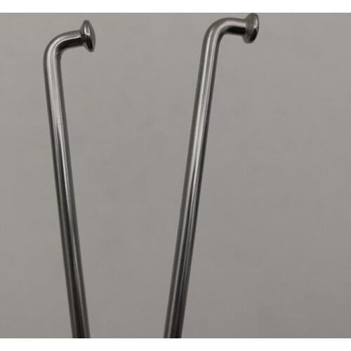 10 G Material 304 Stainless Steel Sliver Color Motorcycle Spokes J-bend Round Body Diameter 3.2mm Electric Bike Spokes With Caps
