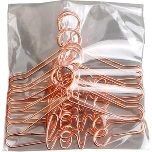 10pcs Metal Love Doll Hangers Doll Accessories For USA Girl Babie Blyth 1/3 1/6