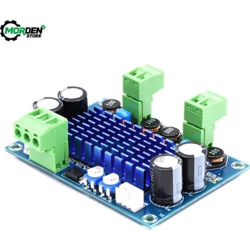 120W XH-M572 TPA3116D2 High Power Digital HIFI Power Amplifier Board Chassis Dedicated Plug-in Input 5V 24V 28V Output Dropship