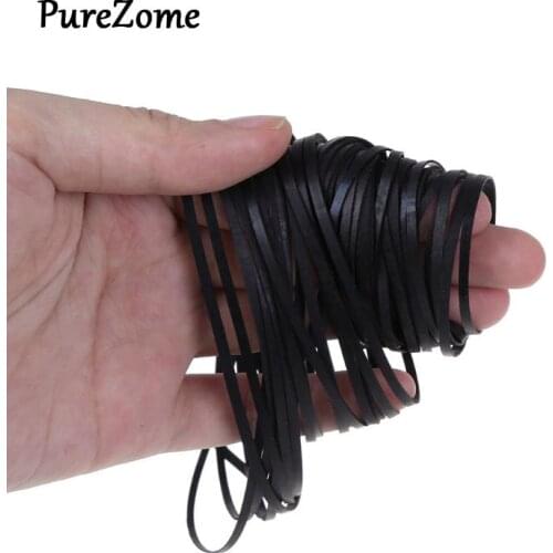 50PCS 4mm Width Universal Assorted Common Flat Rubber Belt Mix Cassette Tape Machine Belt for Recorders Walkman CD DVD Drives