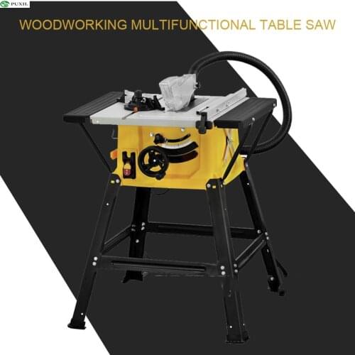 8 Inch Multifunction Dust Free Woodworking Electric Table Saw Cutter Home Decoration Floor Aluminum PVC Cutting Tools