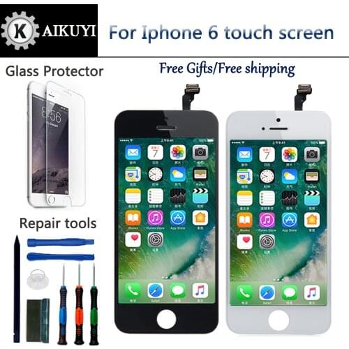 AIKUYI for iPhone 6/6plus/6s/6s plus/7/7 touch Screen LCD Digitizer Frame Assembly Full Repair Kit