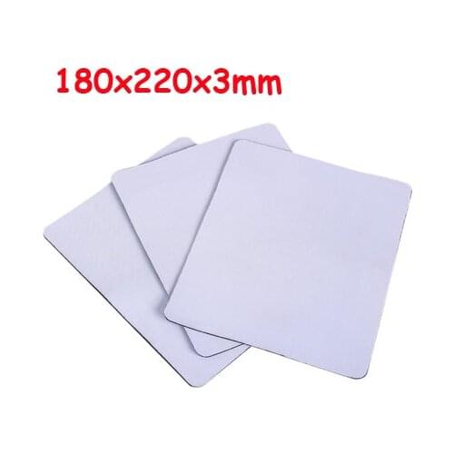 Free Shipping 10pc 18*22*0.3cm Blank Sublimation Pads Rectangle Shape High Quality DIY Printing Transfer Mouse Pad