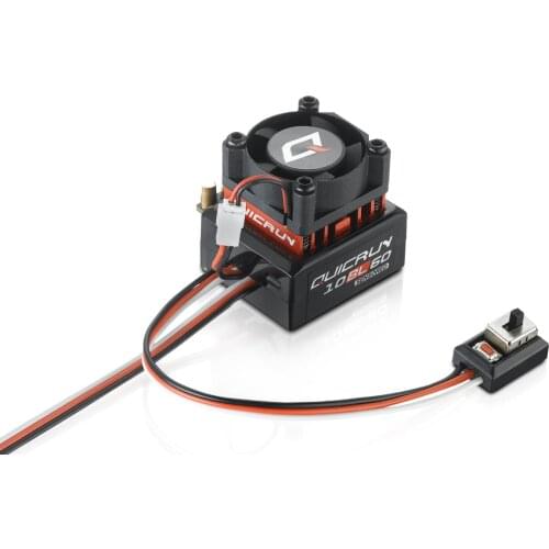 QUICRUN 10BL60 Sensored 60A 2-3S Lipo BEC Speed Controller Brushless ESC for 1/10 1/12