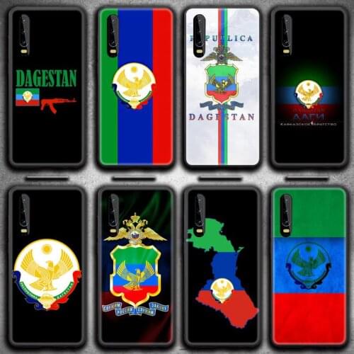 Dagestan National Flag Phone Case for Huawei P20 P30 P40 lite E Pro Mate 40 30 20 Pro P Smart 2020