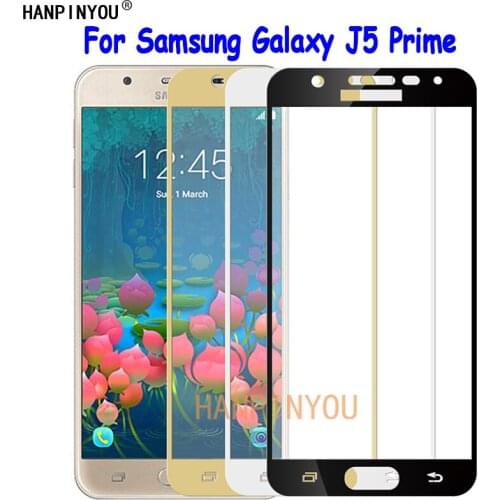 For Samsung Galaxy J5 J7 Prime On5 2016 Full Cover Tempered Glass Screen Protector Ultra Thin Explosion-proof Protective Film