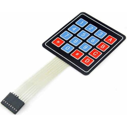 Glyduino X143 4*4 16 Keys Matrix Switch Keyboard Membrane Switch Array Keypad for Arduino DIY Smart Car