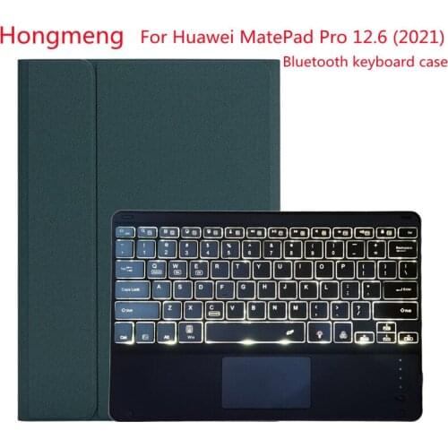 Hongmeng Backlit Keyboard With Pen slot Touch split Bluetooth Keyboard Case For Huawei MatePad Pro 11 12.6 (2021) Tablet Stand