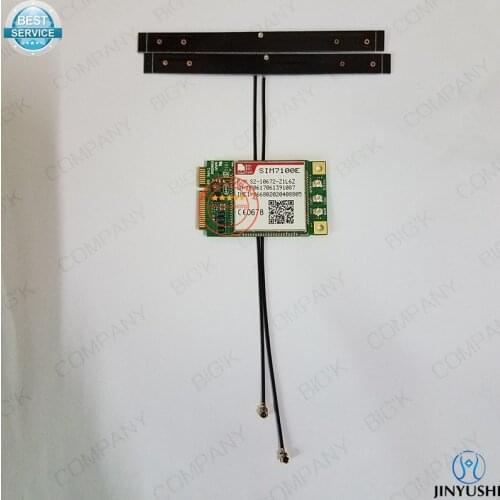 JINYUSHI for SIM7100E Mini Pcie+2pcs 4G strong signal antenna 100% New&Original TDD-LTE/FDD-LTE/WCDMA Embedded quad-band stock