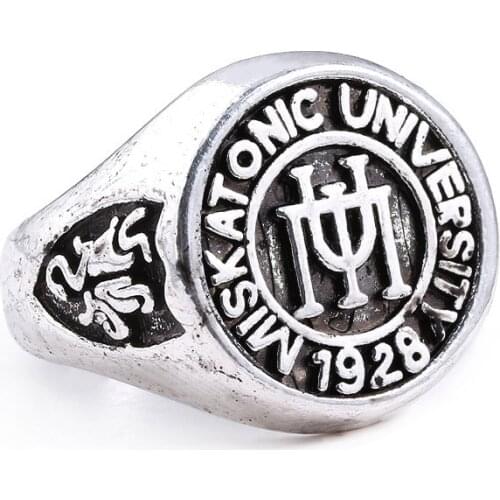 Movie Cthulhu Ring Miskatonic University 1928 Logo Hastur Classic Work Evil God Rings Fashion Man Women Jewelry Accessories