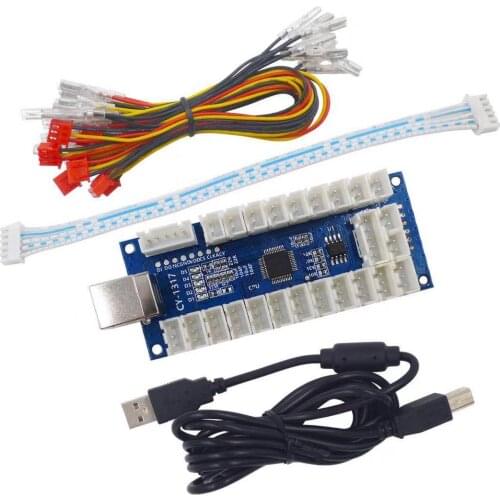 Zero delay Upgrade 4 IN 1 Arcade controller for PS3/PS2/PC/Xbox 360 for windows Android game control board usb pc