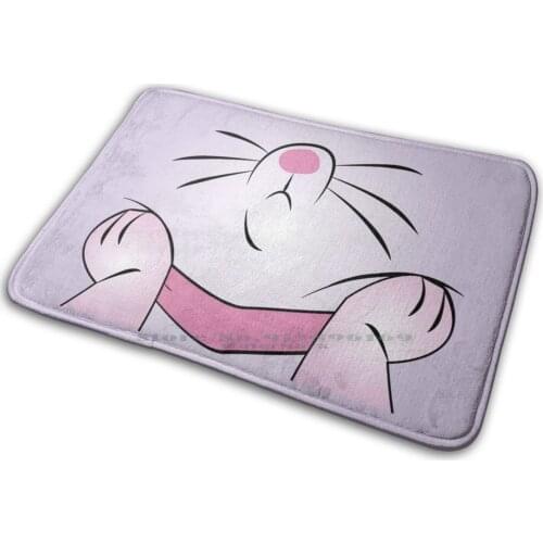 Sassy Kitten Mat Rug Carpet Anti-Slip Bedroom Entrance Door Mat Marie Sassy Cat Cats Kitten Kittens Kitty Kitties Sassy Cat