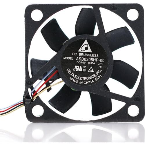 2pcs ASB0305HP-00 3007 5V Fans 0.50A Cooling Fan,For Delta Electronics four-wire speed regulation miniature small cooler