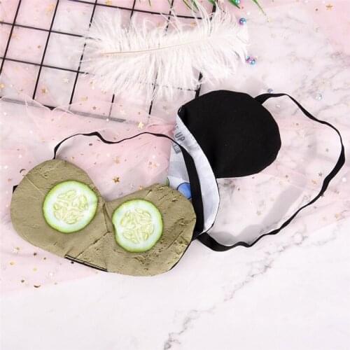Lovely Cute Animal Eye Cover Sleeping Mask Eyepatch Bandage Blindfold Deer Winter Cartoon Nap Eye Shade Plush Sleeping Mask