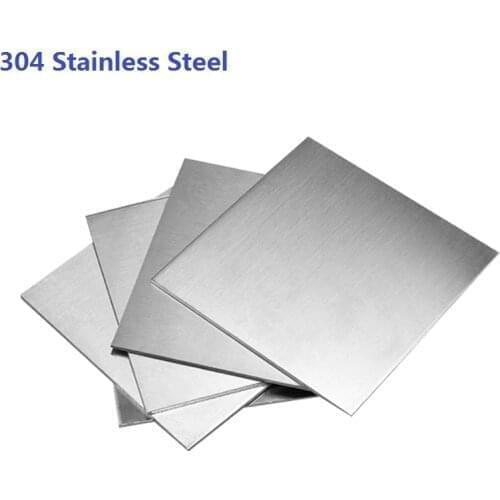 1mm 1.5mm 2mm 3mm Thickness 304 Stainless Steel Plate Stainless Steel Sheet Smooth Metal Processing Laser Cutting Sheet 200X250