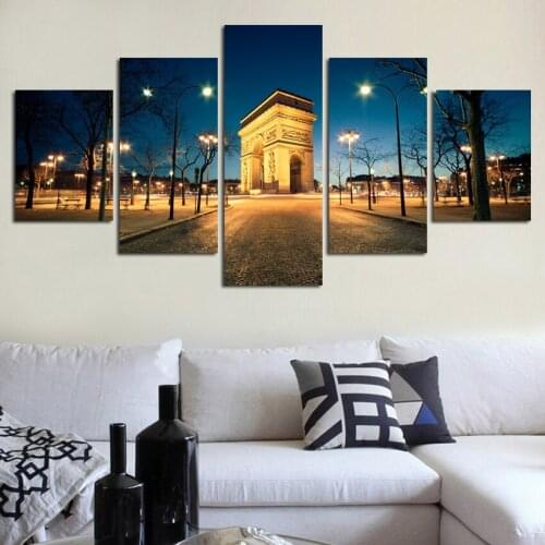 Arch of triumph classic urban landscape print posters and home office decoration TZ098