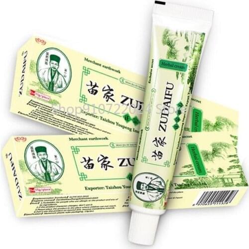 With Box Dropshipping Zudaifu Skin Psoriasis Cream Dermatitis Eczematoid Eczema Ointment Treatment Psoriasis Skin Care Cream