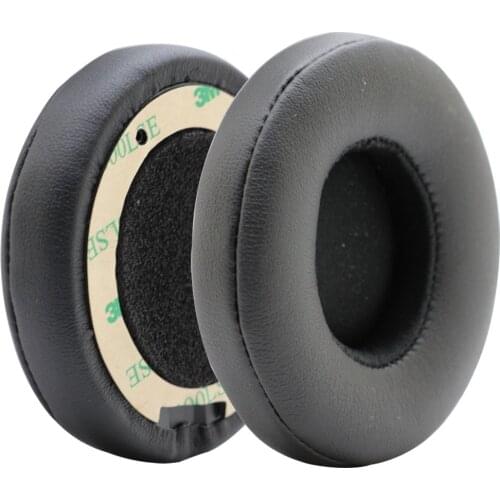 POYATU Replacement Ear Cushion Earpads For Solo 2 3 Wireless Ear Pads Earbuds For Beats Solo3 Wireless Headphone Earpads Black