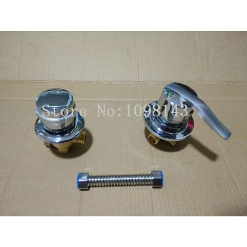 2Pcs/Set shower room faucet Separate+ Tube, 2/3/4/5 ways bathtub shower faucet brass mixing valve, Bathroom shower faucet mixer