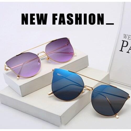 Factory Customize Women Sunglasses Fashion High Quality Seaside Lunette De Soleil Femme Brand Designer Glasses Big Square Summer