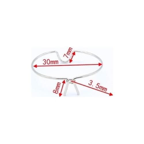 Custom LED 30mm Downlight retaining spring clip ring lamp