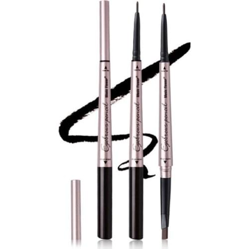 Khaki Eyebrow Tattoo Pen Double Ended Microblading Fine Sketch Liquid Eyebrow Pencil Waterproof Eyebrow Tint Makeup T0897