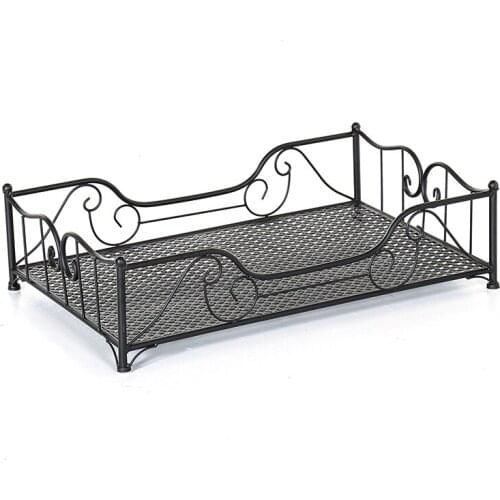H1 High Quality Pet Supplies Iron Bed 4 Seasons Universal Strong Load Bearing House Spray Paint Cat Blanket Dog Cage