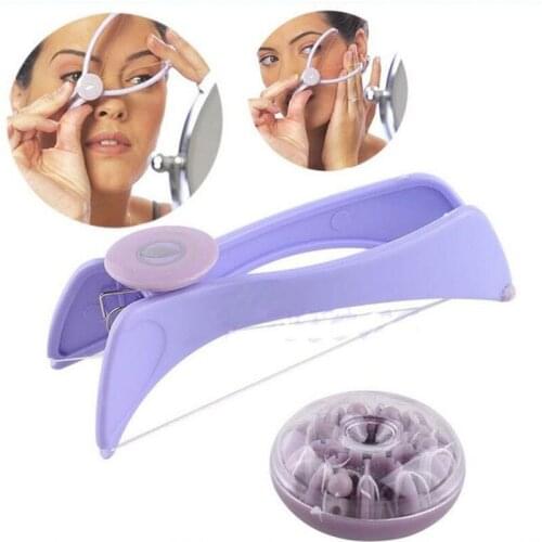 Women Hair Removal Epilator Mini Facial Hair Remover Spring Threading Face Defeatherer for Cheek Body Face Epilator DIY Tool