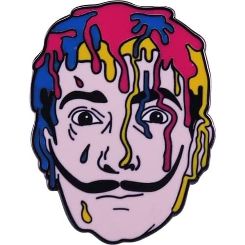 Creativity Artist Hard Enamel Pins Collect Funny Anime Figure Metal Cartoon Brooch Backpack Lapel Badges Fashion Jewelry Gifts