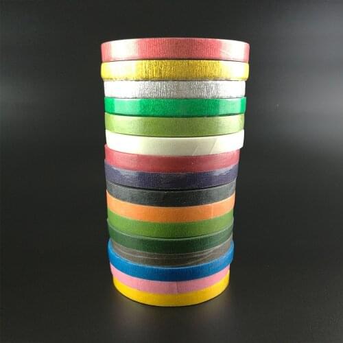 1PC 30 Yard 12MM Paper Tape Florist Floral Stem Tape Craft Roll Dark Green Artificial Flower Bouquet Stem Wrap Adhesive Tapes