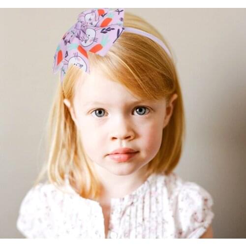 1PC Childrens Hairpin Solid Color Swallow Tail Chicken Heart Knot Cloth Girl Hair Buckle Rabbit Accessories Animal Headdress