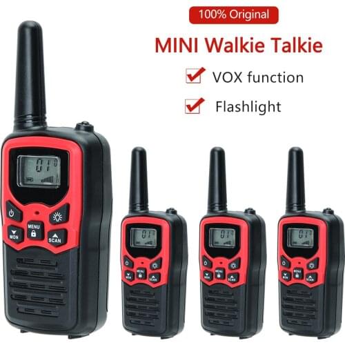 2 OR 4PCS ABBREE T5 Mini Walkie Talkie PMR/FRS Long Range 8 KM Handheld Ham Two Way Radio Communicator Transceiver for Hunting