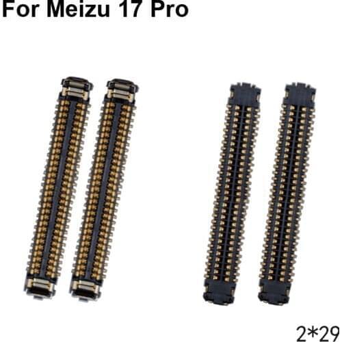 2pcs For Meizu 17 Pro LCD display screen FPC connector For Meizu 17Pro logic on motherboard mainboard