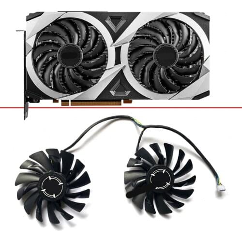 85MM 4PIN PLD09210S12HH RX 6700 GPU Cooler Fan For MSI RADEON RX 5600 5700 XT MECH OC RX5500 Graphics Video Card Cooling Fans