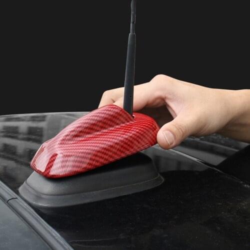 Car Radio Signal Antenna Base Decoration Cover For MINI COOPER F55 F56 British Style Modification Stickers Exterior Accessories