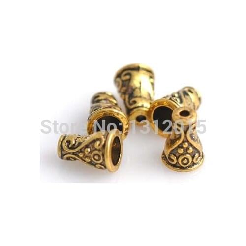 Wholesale Beads!hot sell Antique Gold Alloy Spacer Beads Metal Beads Jewelry Making Supplies 10x7mm 20Pcs YTC0069