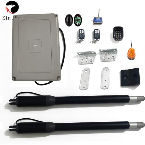 Electric Linear Actuator 200kg-300kgs Engine Motor System Automatic Swing Gate Opener + 2 Remote Control