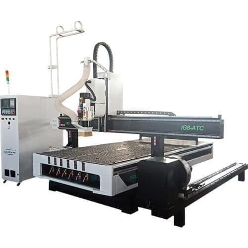 Jinan cheap 4 axis cnc router atc 1325 1530 3d wood carving cutting machines with rotary device