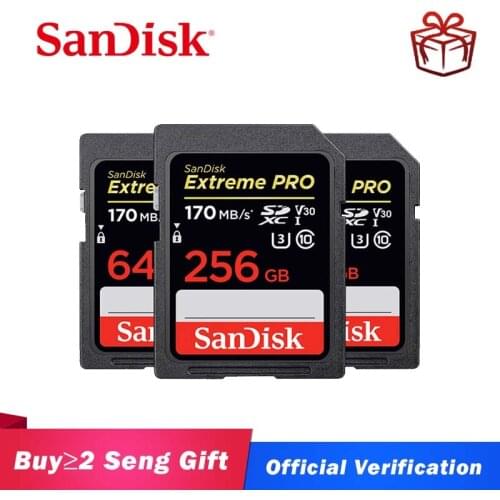 SanDisk Extreme Pro/Ultra Memory Card U3/U1 32GB SD Card 128GB 64GB 256GB 16GB Flash Card SD Memory SDXC SDHC carte sd
