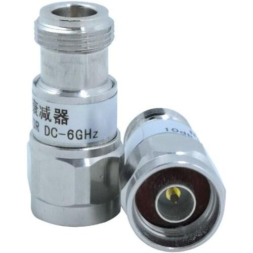 2-5W Coaxial N-Connector RF Fixed Attenuator SMA-JK Male to Female 3/5/6/10/20 / 30DB Attenuator