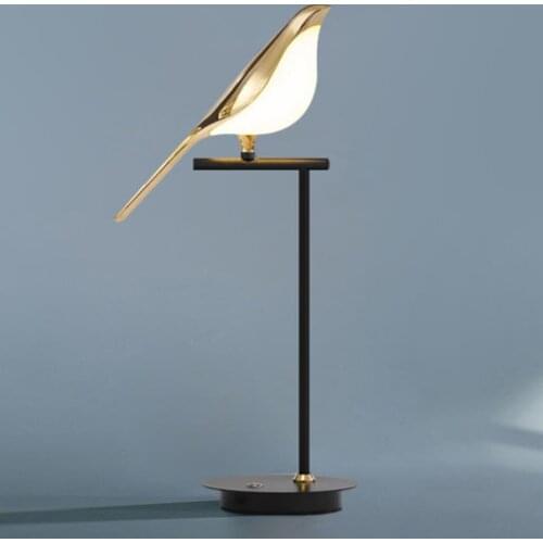 Creative Art Magpie Bird Design Parlor Restaurant Model room Decoration Lamp Fixtures Nordic Atmosphere Bedside Led Table Light
