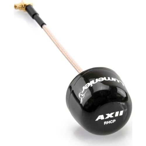 Lumenier AXII 5.8GHz 2.2dBi Gain RHCP FPV Antenna MMCX Straight/Right-Angle Long Range Antenna For DJI AIR UNIT VTX RC Racing D