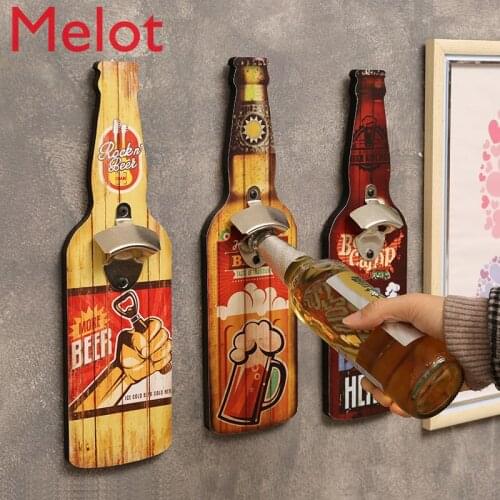 Fashion Creative Pendant Restaurant Bar Wall Decorations Bottle Opener Retro Personalized Barbecue Shop Wall-Mounted Ornaments