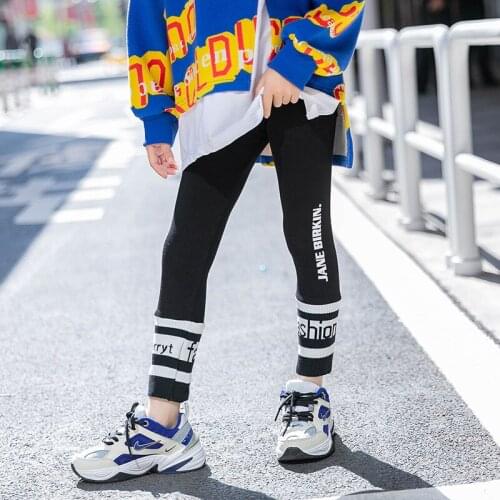 8 10 years Kids Girls Fashion Leggings Autumn Spring 2021 New Childrens Pants