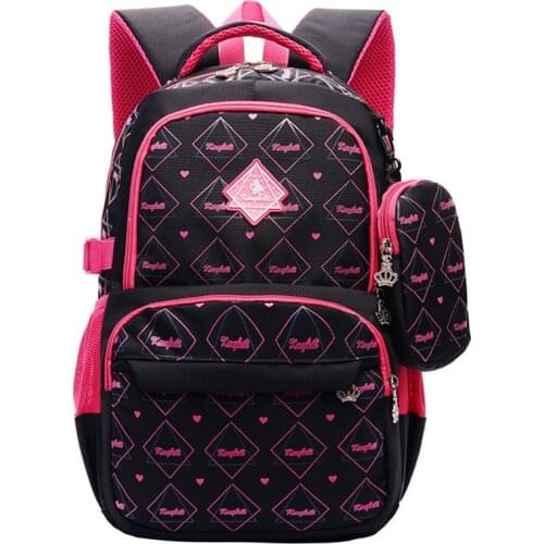 Fashion New School Backpacks For Girls Boys Primary Orthopedics Backpacks High Quality Nylon School Bags For Children Mochila