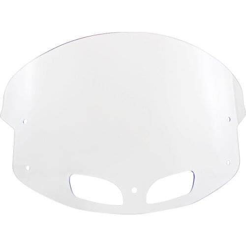 Motorcycle Clear 14" Flare Windshield Windscreen Wind Deflector For 2014-2019 Indian Chieftain Roadmaster Dark Horse