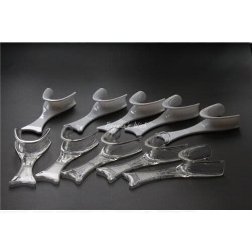 DENTIST PRODUCTS 10pcs Dental Retractor for Side Lip Expander Oral Mouth Cheek Opener 5 White and 5 Transparent