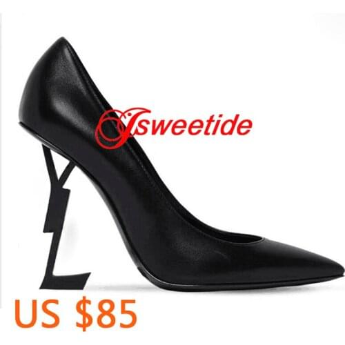 Spring Summer Brand Womens Sexy High Heeled shoes Luxury Design Genuine Leather Shoes Wedding Top quality Thin Heels Shoes